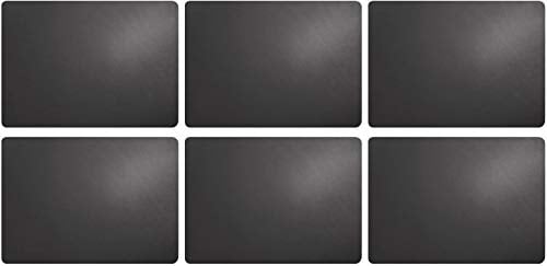 ASA Selection 7807420 Lederoptik Tischset, 46 x 33 cm, Polychlorid, basalt (6 Stück)