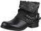 Elara Damen Biker Boots Nieten Stiefeletten Chunkyrayan 344 Black-36