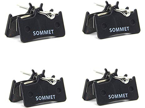 SOMMET 4 Paare bremsbeläge Fahrrad Scheibenbremsbeläge für Shimano XT M775 / M775-DH/XTR Pre-02 / Grimeca System 8 / Hope M4 / Sram 9.0