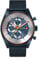 DeTomaso D10 Chronograph Limited Edition Blue Herren-Armbanduhr Analog Quarz Mesh Milanese Blau Brushed