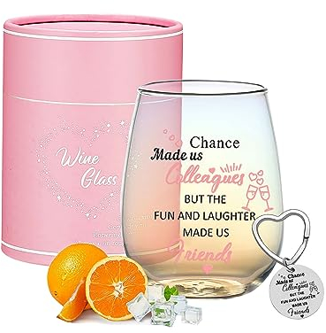 Yalucky 40e anniversaire drôle Verres à vin dorés sans pied Cadeaux pour femmes hommes Cadeaux pour le meilleur ami Fête Mariage Anniversaire Décorations de fête (Collègues)