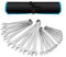 DURATECH Ringmaulschlüssel Set Gabelringschlüssel-Satz, 17-teilig Set, SW 6-22mm, DIN 3113, Chrom-Vanadium-Stahl, Matt verchromt, mit Rolltasche