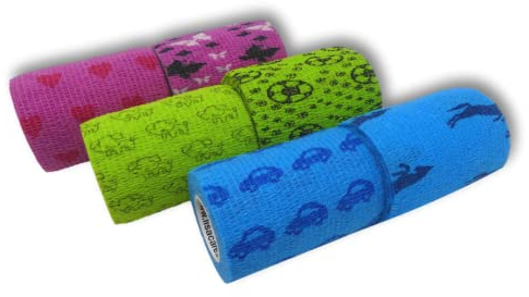 LisaCare Kinder Pflaster selbsthaftend - 6 Rollen moderne Wundversorgung - Größe wählbar (7,5cm)