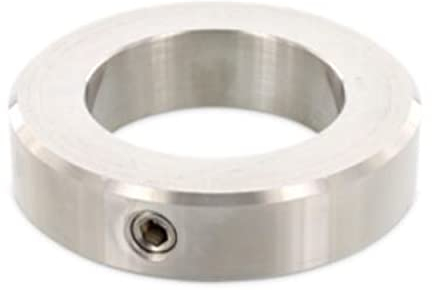 Stellringe mit Gewindestift A6 Edelstahl V2A 3 Stück Stellringe 6X12X8 mm DIN 705, Gewindestift ISO 4027, rostfreier Edelstahl A2 VA