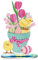 NSXIN 5D Diamond Painting Ostern Deko, DIY Diamant Malerei Bilder Kit Ostern Tisch Dekoration, Handwerk Applique Mosaik Hase Ostereier Dekoration (Stil H)