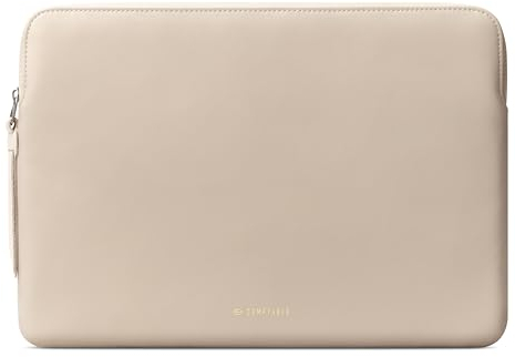 Comfyable Leather Laptop Case Compatible with 16 Inch MacBook Pro M4 M3 M2 Pro/Max 2023 & M1 2021-2019 & 15 Inch MacBook Air M4 2025 A3241 M3 A3114 M2 A2941- Zero Movement + Water-Repellent