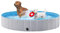Yaheetech Piscina Plegable para Perros XXXL 180 x 30 cm Piscina Portátil para Baño de Perros/Gatos Exterior Interior Antideslizante con Parches de Reparación y Cepillo