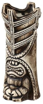 WLTYSM Totem-Tiki-Tasse Becher Hawaii Becher Cocktail Tasse Porzellan Bier Wein Becher Tasse Bar Werkzeuge Tiki-Becher für Cocktails(Color:A4)