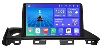 Android 9 Inch Touchscreen Car Radio Stereo for Mazda 6 Mazda6 III 3 GJ GL 2015-2018 with Carplay Android Auto GPS Navigation with BT 4G/WiFi USB Mirror Link FM Auto Parts(6+128G)