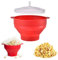 Popcorn Maker,Popcorn Mikrowelle,Popcorn Topf Mit Deckel,Lagerfeuer Popcorn Maker,Silikon Popcorn Behälter,Popcorn Maker Mikrowelle,Mikrowellen Popcorn Für Party, Wohnheim, Haus, Küche