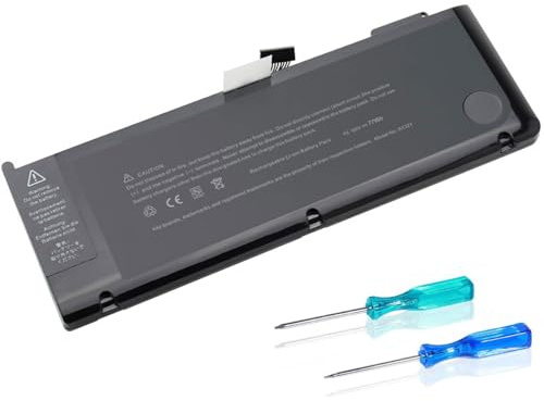 FlyZythrol A1321 batteria compatibile con MacBook Pro 15 15.4 A1286 | (Only Mid 2009 2010) EMC 2324 2325 2353 MB985LL/A MB985F/A MB986LL/A MC118LL/A MC371LL/A MC371B/A 10,95V 77Wh