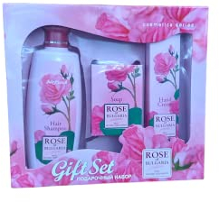 BioFresh Geschenk – Pakete Rose of Bulgaria: Haarshampoo 330 ml, Handcreme 75ml und rosa Seife 100gr.