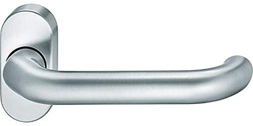Drücker 06 1146 012 - auf Rosette, 9 mm, Alu natur ; 1 Stück