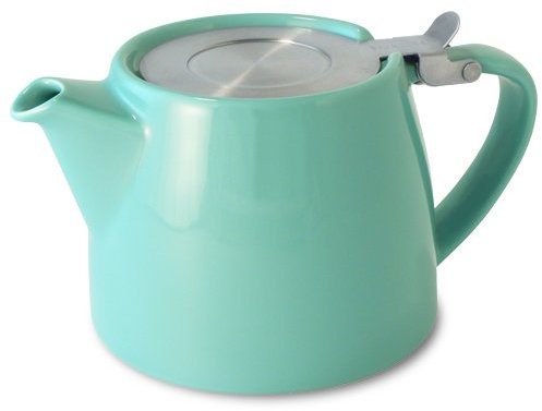 For Life Stump teapot turquoise 18oz
