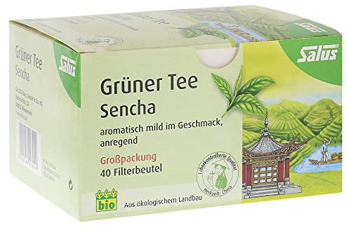 Grüner TEE bio Salus Filterbeutel Großpackung