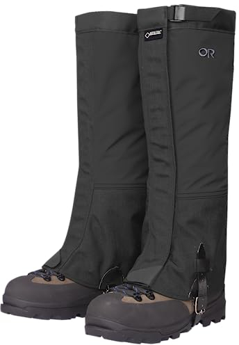 Outdoor Research Herren Crocodile Gamaschen Wanderhose, Schwarz, M