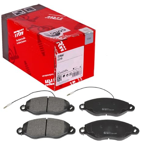 TRW GDB3354 Brake Pad Set of 4 Compatible for Nissan Cabstar E (TL_, VL_) 1992-2006 Front Axle and Other Vehicles