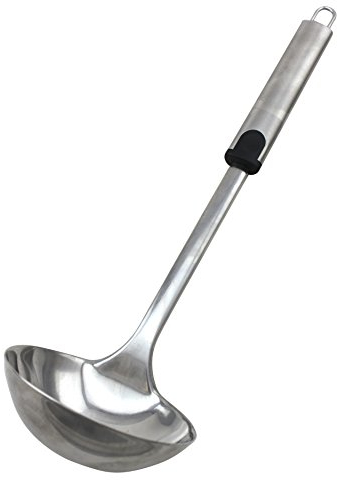 Fackelmann Cazo Sopa Carolina acero inox, polipropileno, color negro e inox. 1 ud.