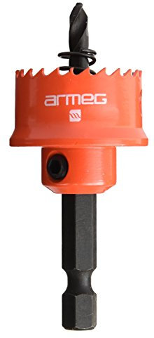 Armeg SSH025 25 mm Sheet Steel Holesaw, Red
