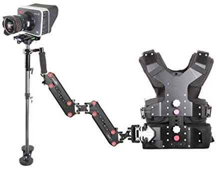 Gowe 1–8 kg Tragkraft Steadycam Steadicam Kohlefaser Stabilisator + Weste + Schlitten