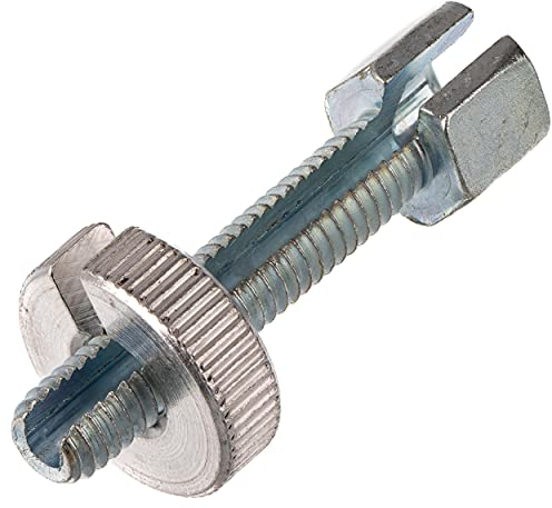 Stellschraube lang mit Rändelmutter - M6x30 - geschlitzt - f. Lenkerarmaturen (Bowdenzüge ) - Gesamtlänge 40 mm