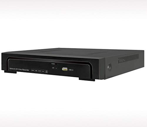 BW H.264 16 CH 1080p/9ch 3 MP/4 ch 3 MP Dual Stream réseau de surveillance de Sécurité Surveillance Vidéo Enregistreur NVR HDMI Linux Surveillance Domestique Systèmes de surveillance sécurité Caméra IP avec Audio 3 G, WiFi et compatible avec différents basé sur le, RTSP