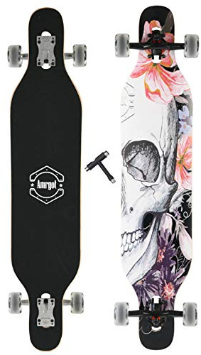 Amrgot 42 inches Complete Longborads Drop Through Deck Concave Cruise Professional Longboards