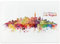 WANDKINGS Glasschneidebrett „Skyline Las Vegas“ - Stadt wählbar - Glasschneideplatte, Schneidebrett aus Glas, Frühstücksbrettchen