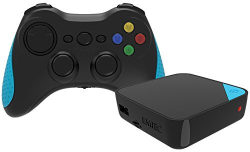 Emtec Gem Box Console de Jeu vidéo Android Quad Core 1.5Ghz Full HD 1080p 1Go DDR Bluetooth 4.0 Ports HDMI 1.4 USB Micro-SD
