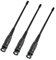 HYS BNC Antenna -701N Dual Band VHF/UHF 2M 70CM Antenna for ICOM IC-A14 IC-V8 Vertex HX300 HX320 Kenwood TK100 TK200 Handheld Radio(3PCS)