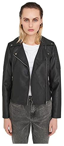 Name IT NMREBEL L/S Jacket-Noos Giacca, Nero (Black), 42 (Taglia Produttore: X-Large) Donna