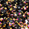 Little Snow Direct® Pack of 1000 Flat Back Rhinestones Diamante Gems Nail Art & Crafts (Black Rose Gold, 5mm)