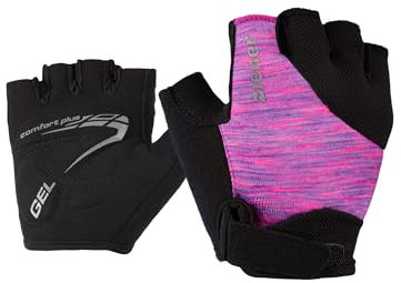 Ziener Kinder CANIZO Fahrrad-, Mountainbike-, Radsport-Handschuhe | Kurzfinger - atmungsaktiv/dämpfend, fuchsia melange, XL