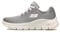 Skechers Arch Fit Big Appeal, Zapatillas Mujer, Gray Knit Mesh Pink Trim, 38 EU