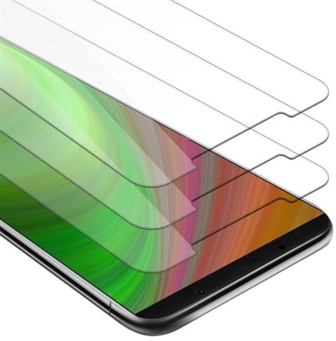 Cadorabo 3X Vidrio Templado Compatible con Huawei Mate 10 en Transparencia ELEVADA - Paquete de 3 Vidrio Protector de Pantalla (Tempered) en dureza 9H con compatibilidad Touch 3D