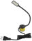 Nähmaschinen leuchte, 15 LEDs Flexible Schwanenhals-Arbeitsleuchte mit Magnetfuß für Studiodrehmaschinen, Bohrmaschinen, Werkbänke(EU-Stecker)