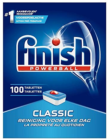 Finish Powerball Lot de 100 tablettes de lave-vaisselle Classic