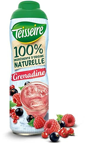 TEISSEIRE - Sirop Grenadine 60Cl - Lot De 4