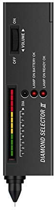 Diamond Selector II LED Professionale Tester di Diamanti Indicatore di Diamanti Gioielli Gemma di Cristallo Selettore di Giada Test Penna Strumento di Alta precisione