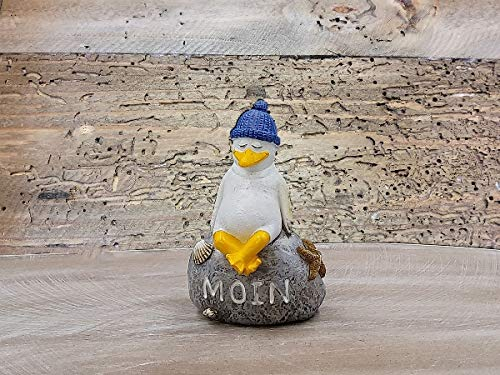 Wilhahn Möwe auf Stein Moin ca.7x5x10cm