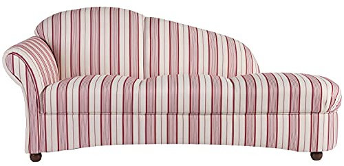 Max Winzer Recamiere Armlehne Links Corona Flachgewebe rot