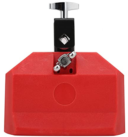 Einfach zu bedienende Kuhglocke umweltfreundliche Kuhglocke, für Instrumentenliebhaber, zum Jubeln, Sportspiel, Hochzeit(Red wooden fish)