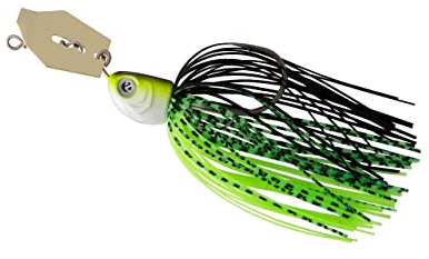 Zeck vibrierender Kunstköder - Bladed Jig Chartreuse Party - #6/0-14g