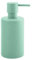 Spirella Distributeur de Savon Tube - avec Pompe en Acier Inoxydable - Distributeur de Savon Liquide - Porcelaine - 300 ML - Durable et Robuste - Vert Mat