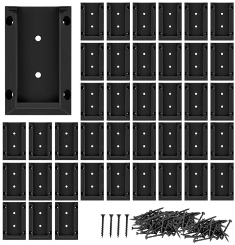 Eapele 40 Stück Deckgeländer-Halterungen für 2 x 4 Geländer Holzpfosten mit 240 Holzschrauben