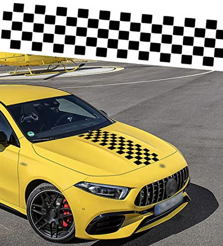 YKKJ 1 Pezzi Cofano Dell'auto Adesivi，per Dell'auto Adesivo del Corpo Adesivi da Corsa Auto Adesivo per Cofano per Auto.