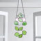 Aizesuro Handgemachte Buntglas-Sukkulenten-Fensterdekoration, Tiffany-Stil, Wand-Fenster-Paneele