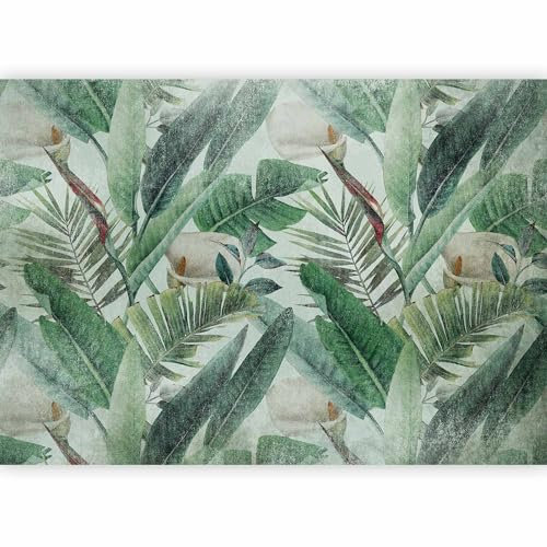 murando PREMIUM Fotomurales Plantas 300x210 cm Papel pintado tejido no tejido Decoración de Pared decorativos Murales moderna de Diseno Fotográfico Naturaleza Botánica tropical Hojas b-A-10083-a-a