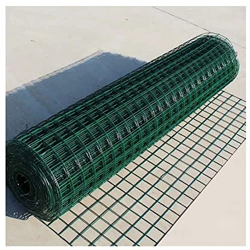 15,2 x 15,2 cm, Grün, PVC-beschichtet, geschweißt, perfekt für Gartenzäune, Schutz und Barrieren – langlebiger und langlebiger Draht. (1,2 m hoch x 30 m lang, 2,5 mm dick)