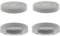 Masterpart Anti-Vibration Rubber Feet Compatible With LG Washing Machines Noise Reducing Dampers 4 Pack